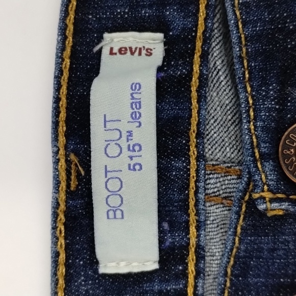 Levi's Bootcut 515 Jeans Size 8 Tailored Stretch - Picture 5 of 12